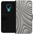 Miniatyrbillede 1 af 3: Motorola Moto E7 Tegnebogsetui Sølvbølger