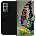 Miniatyrbillede 1 af 3: OnePlus 9 Pro Tegnebogsetui Sommerfugl Natur Sommer Motiv Vinger Farverig Design Populær Dekoration Grafisk Eksotisk Tema
