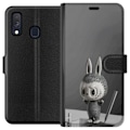 Miniatyrbillede 1 af 3: Samsung Galaxy A40 Tegnebogsetui Pop Mart MEGA LABUBU LABUBU Sketch 1000%