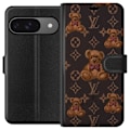 Pikkukuva 1 / 3: Google Pixel 9 Pro Lompakkokotelo Louis Vuitton Teddykarhu Kuvio Ylellinen Muotisuunnittelu Suosittu Motiivi Muoti-Trendi Ylelliset Asusteet
