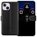 Pikkukuva 1 / 3: Apple iPhone 15 Plus Lompakkokotelo Squid Game Kausi 3 Uudet Ikoni Suosittu Sarja TV Motiivi Aasialainen Draama Trendikäs Graafinen Suunnittelu