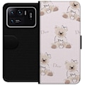 Miniatyrbillede 1 af 3: Xiaomi Mi 11 Ultra Tegnebogsetui Teddy Dior Vibes - luksuriøs bamse i modetil