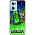Pikkukuva 1 / 3: OnePlus Nord CE 2 5G Läpinäkyvä kuori Minecraft Creeper mobilskal i klassisk grön pixelstil