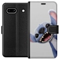 Pikkukuva 1 / 3: Google Pixel 7a Lompakkokotelo Stitch liikkeessä - Kawaii-suunnittelu faneille ja lapsille