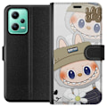 Pikkukuva 1 / 3: Xiaomi Redmi Note 12 Lompakkokotelo Labubu Minimal Mood - Yksinkertainen ja tyylikäs hirviösuunnittelu
