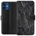 Kompatibelt Lommeboketui til Apple iPhone 12 mini Marmor