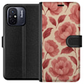 Pikkukuva 1 / 3: Xiaomi Redmi 12C Lompakkokotelo Ruusun Kukinta