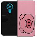 Pikkukuva 1 / 3: Nokia 3.4 Lompakkokotelo Kawaii Piggy