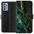 Kompatibel Tegnebogsetui til Samsung Galaxy A72 5G Smaragdvild grøn