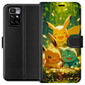 Pikkukuva 1 / 3: Xiaomi Redmi 10 Lompakkokotelo Pixelmonster pelityyli - värik