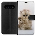 Miniatyrbillede 1 af 3: Samsung Galaxy S10 Tegnebogsetui Kat