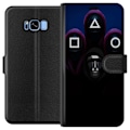 Miniatyrbild 1 av 3: Samsung Galaxy S8 Plånboksfodral Squid Game Säsong 3 Nya Ikoner Populär Serie TV Motiv Asiatisk Drama Trend Ikoniskt Grafisk Design