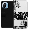 Miniatyrbillede 1 af 3: Xiaomi Mi 11 Tegnebogsetui Leopard Faces