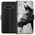 Miniatyrbillede 1 af 3: Samsung Galaxy S10+ Tegnebogsetui Hest