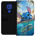Pikkukuva 1 / 3: Motorola Moto G9 Play Lompakkokotelo Stitch kilpikonnalla - s