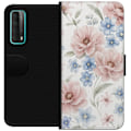 Miniatyrbild 1 av 3: Huawei P smart 2021 Plånboksfodral Romantiska blommor