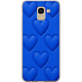 Pikkukuva 1 / 3: Samsung Galaxy J6 Läpinäkyvä kuori Siniset Sydämet