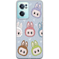 Miniatyrbild 1 av 3: OnePlus Nord CE 2 5G Genomskinligt Skal Labubu Star Pattern