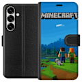 Miniatyrbillede 1 af 3: Samsung Galaxy S25 Tegnebogsetui Minecraft Key Art
