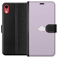 Pikkukuva 1 / 3: Apple iPhone XR Lompakkokotelo Lila Pilvi - minimalistinen pilvi lila taustalla