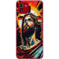 Pikkukuva 1 / 3: Samsung Galaxy A03 Läpinäkyvä kuori Jeesus ja Kortti - uskonnollinen motiivi syvällä symboliikalla
