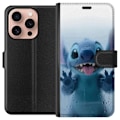 Miniatyrbillede 1 af 3: Apple iPhone 16 Pro Tegnebogsetui Stitch ved et vindue i sød stil
