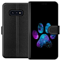 Miniatyrbillede 1 af 3: Samsung Galaxy S10e Tegnebogsetui Galakse Klø