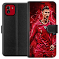 Miniatyrbillede 1 af 3: Samsung Galaxy A03 Tegnebogsetui Ronaldo Færdigheder - CR7 Design for Ægte Fans
