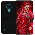 Miniatyrbillede 1 af 3: Motorola Moto E7 Tegnebogsetui Ronaldo Færdigheder - CR7 Desi