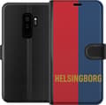 Kompatibel Tegnebogsetui til Samsung Galaxy S9+ Helsingborg – fodbold
