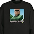 Miniatyrbillede 1 af 3: Sweatshirt til Børn | Blød & Klassisk Sweatshirt A Minecraft sort one size