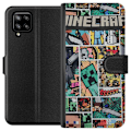 Miniatyrbilde 1 av 3: Samsung Galaxy A42 5G Lommeboketui Minecraft Kunsthåndverk