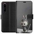 Pikkukuva 1 / 3: Sony Xperia 1 IV Lompakkokotelo Pop Mart MEGA LABUBU LABUBU Sketch 1000%