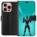 Miniatyrbillede 1 af 3: Apple iPhone 16 Pro Tegnebogsetui sort ridder fortnite