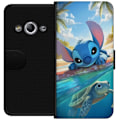 Miniatyrbillede 1 af 3: Samsung Galaxy Xcover 3 Tegnebogsetui Stitch med skildpadde -