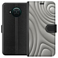 Pikkukuva 1 / 3: Nokia X10 Lompakkokotelo Hopea-aallot