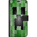 Miniatyrbilde 3 av 3: Samsung Galaxy A22 5G Lommeboketui Creeper / Minecraft