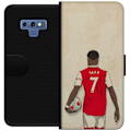 Pikkukuva 1 / 3: Samsung Galaxy Note9 Lompakkokotelo Arsenal FC Jalkapallo Arsenal FC Motiivi Pelaaja Premier League Englanti Suosittu Urheilulaji Jalkapallotähti Lon