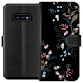 Miniatyrbilde 1 av 3: Samsung Galaxy S10e Lommeboketui Blomster
