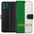 Miniatyrbillede 1 af 3: Motorola Moto E13 Tegnebogsetui Södermalm - fodbold