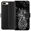 Miniatyrbillede 1 af 3: Apple iPhone 8 Plus Tegnebogsetui Marmorenanas