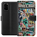 Pikkukuva 1 / 3: Samsung Galaxy S20+ Lompakkokotelo Minecraft Taide