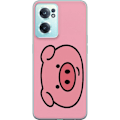Pikkukuva 1 / 3: OnePlus Nord CE 2 5G Läpinäkyvä kuori Kawaii Piggy