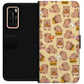 Pikkukuva 1 / 3: Huawei P40 Lompakkokotelo Kawaii capybara puhelinkotelo useilla söpöillä hahmoilla