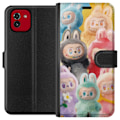 Miniatyrbild 1 av 3: Samsung Galaxy A03 Plånboksfodral Labubu Sketch Style – Handritat monster i tusch