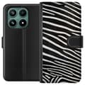 Kompatibel Tegnebogsetui til Xiaomi 17 Sort-hvid zebra sort
