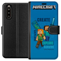 Miniatyrbillede 1 af 3: Sony Xperia 10 II Tegnebogsetui Minecraft Huler