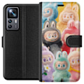 Miniatyrbild 1 av 3: Xiaomi 12T Plånboksfodral Labubu Sketch Style – Handritat monster i tusch
