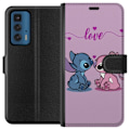 Miniatyrbild 1 av 3: Motorola Edge 20 Pro Plånboksfodral Lilo & Stitch – Angel E