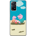 Pikkukuva 1 / 3: Xiaomi Redmi Note 11 Pro Läpinäkyvä kuori Greta Possu Perhe